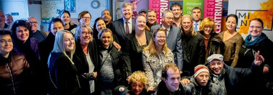 Koning Willem-Alexander bezoekt Zelfregiecentrum Weert