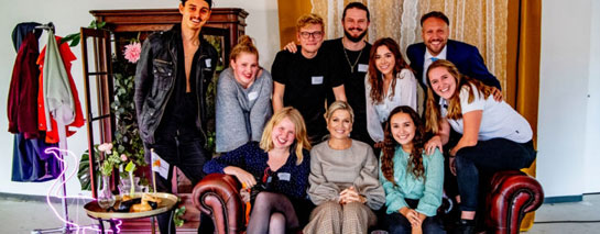 Koningin Máxima bezoekt MIND